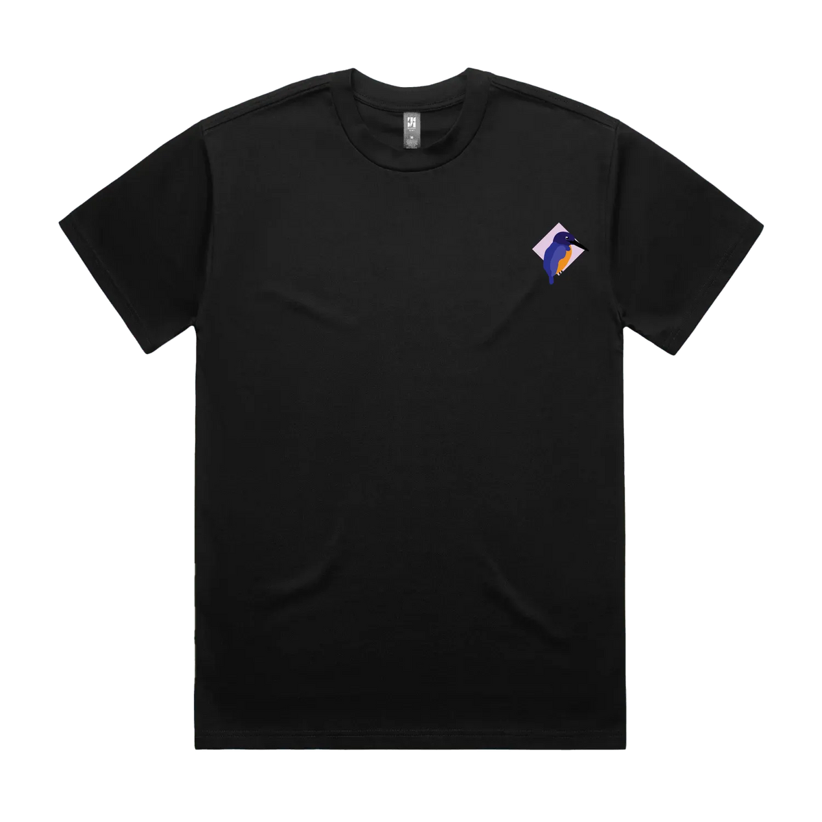 Black front flat lay