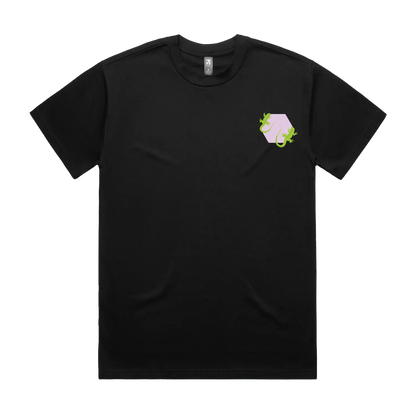Black front flat lay