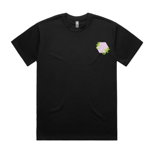 Black front flat lay