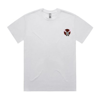 White front flat lay