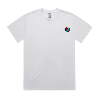 White front flat lay