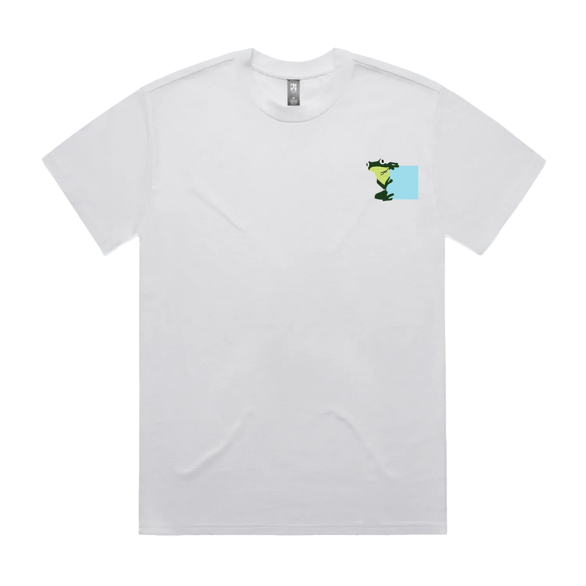 White front flat lay