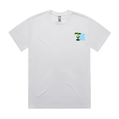White front flat lay