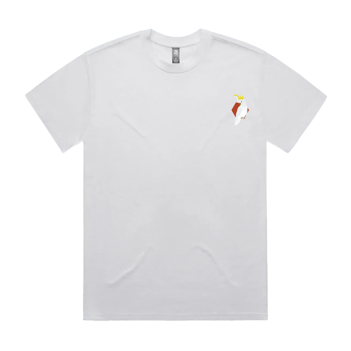 White front flat lay