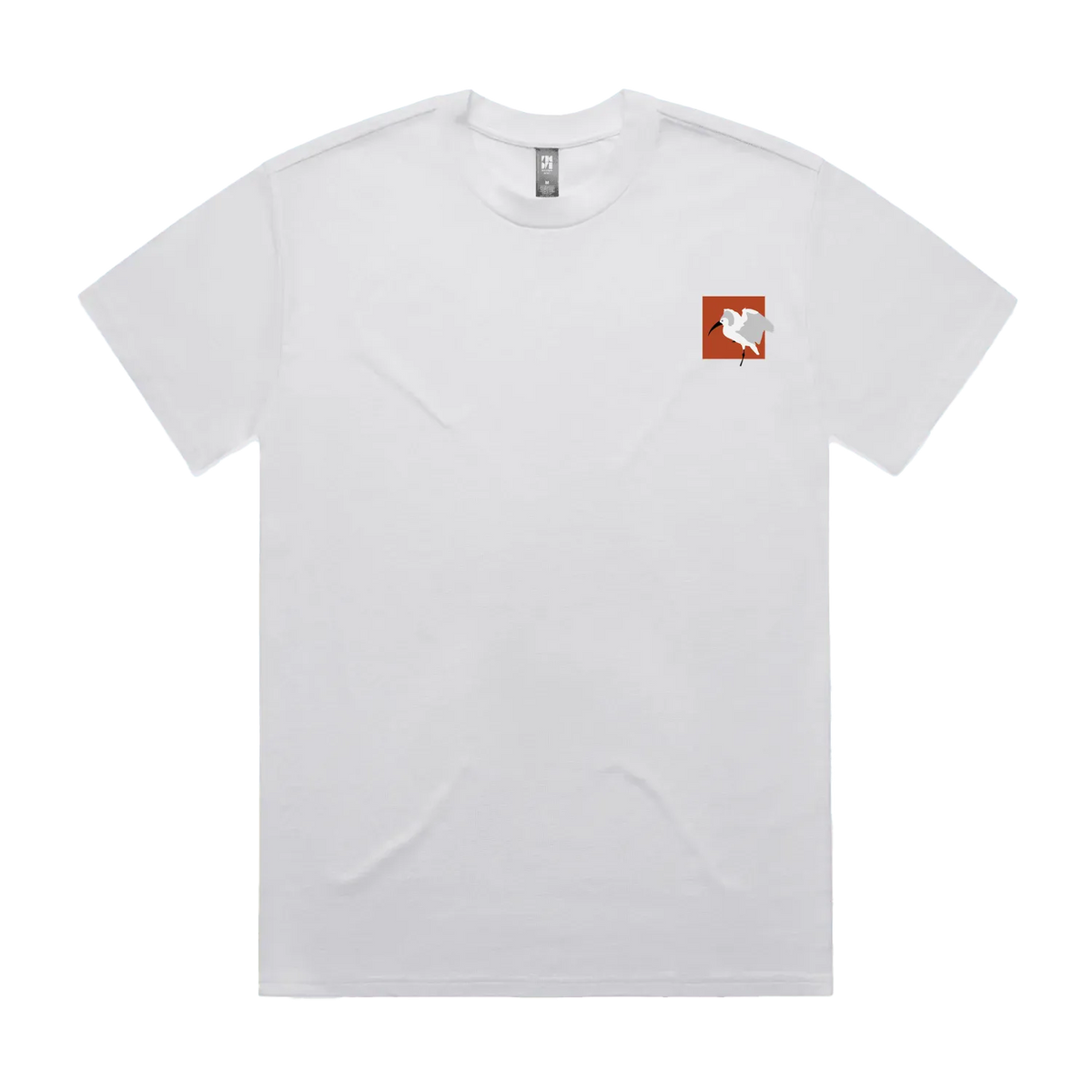 White front flat lay
