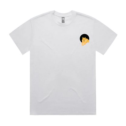 White front flat lay