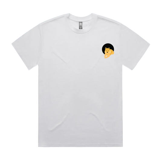 White front flat lay