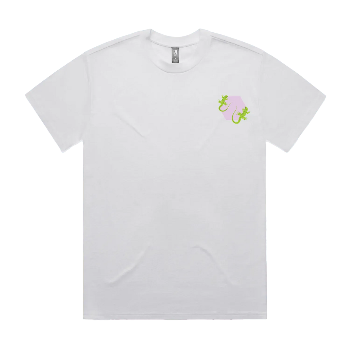 White front flat lay