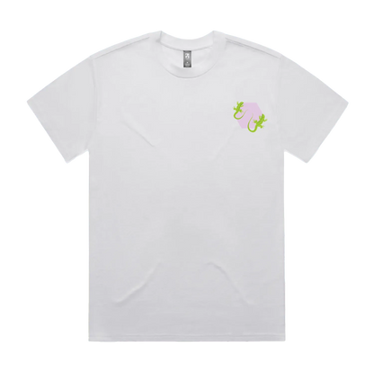 White front flat lay