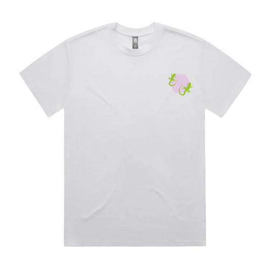 White front flat lay